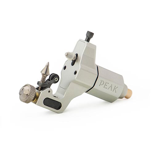 Peak Ara Adjustable Slider Tattoo Machine — Silver – Monster Steel