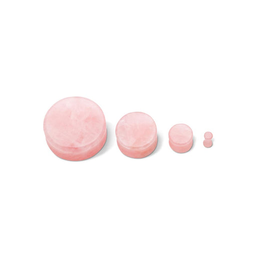 Rose Quartz Stone Plug — Price Per 1Rose Quartz Stone Plug — Price Per 1