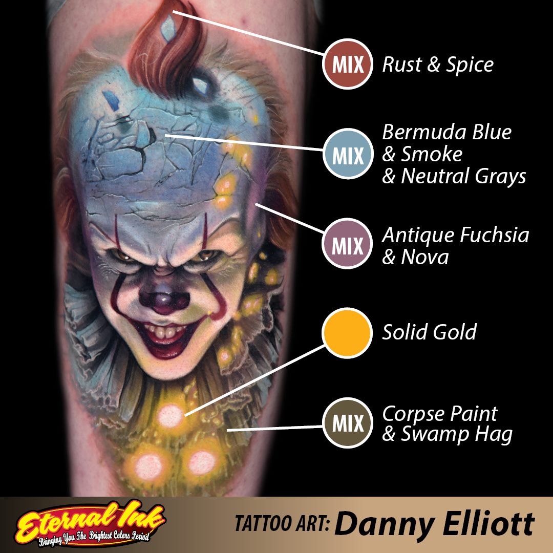 Eternal Ink 2oz Choose Color - Bleeding Ink Tattoo Supply