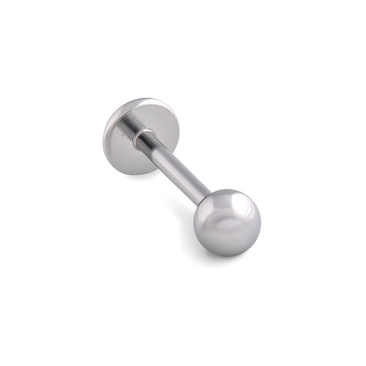 16g Internal Flat Back Disc Steel Labret Stud — Price Per 116g Internal Flat Back Disc Steel Labret Stud — Price Per 1