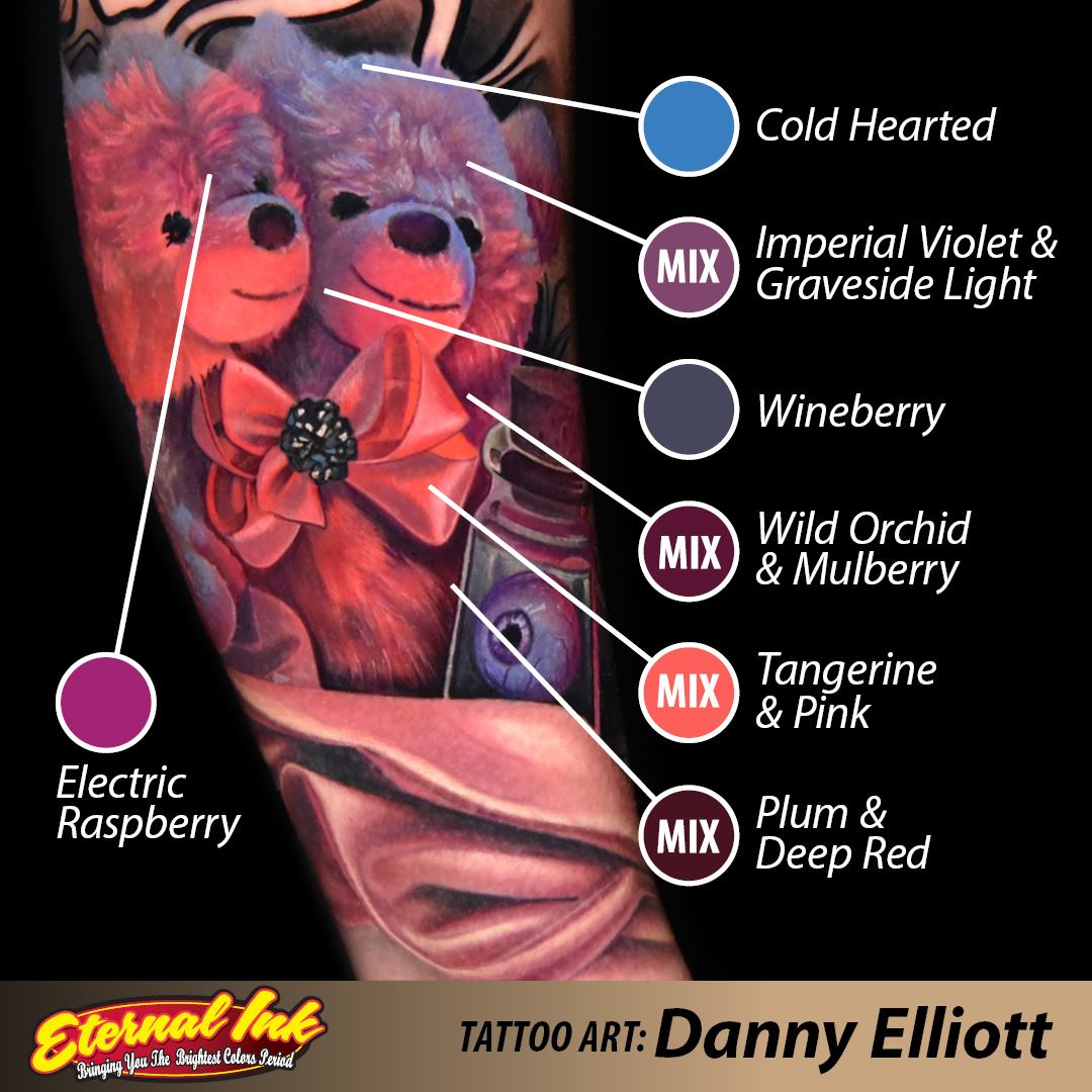 Eternal Tattoo Ink 6 Color Set | Joker Tattoo Supplies
