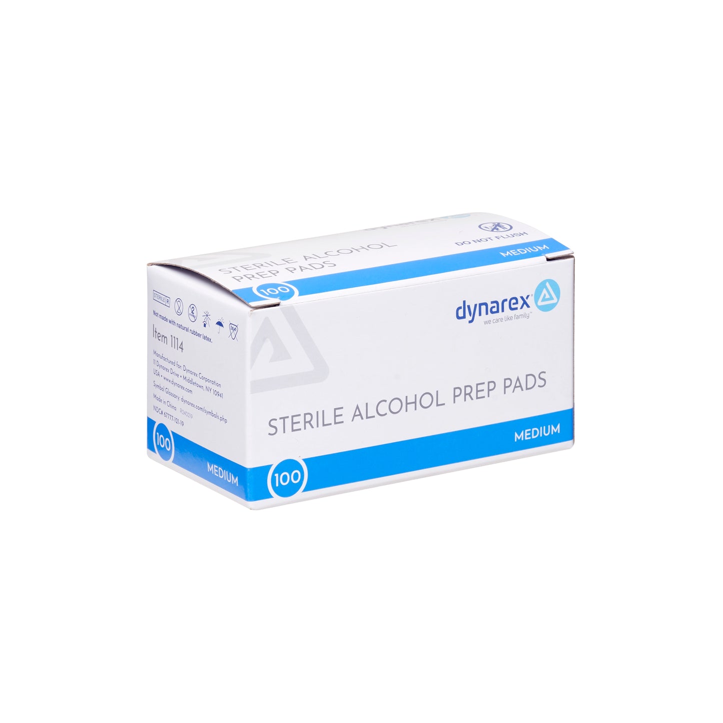 Alcohol Prep Pads Box - Box of 100