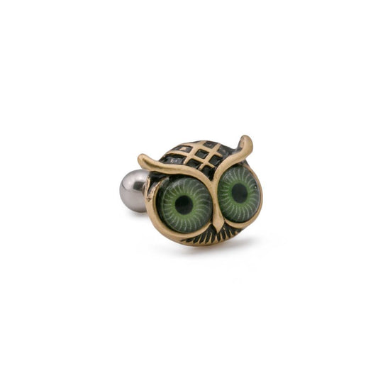 16g 5/16" Burnished Gold Owl Eyes Barbell — Price Per 116g 5/16" Burnished Gold Owl Eyes Barbell — Price Per 1