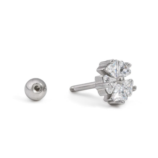 16g 5/16" Five-Petaled Crystal Flower Steel Barbell — Price Per 116g 5/16" Five-Petaled Crystal Flower Steel Barbell — Price Per 1