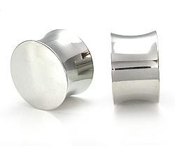 Solid Steel Double Flared Saddle Plugs - Price Per 1Solid Steel Double Flared Saddle Plugs - Price Per 1