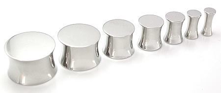 Solid Steel Double Flared Saddle Plugs - Price Per 1Solid Steel Double Flared Saddle Plugs - Price Per 1