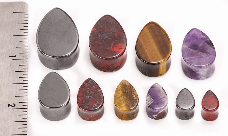 TEAR Drop HEMATITE Plug Price Per 1