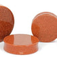 Red Goldstone Glass Double Flare Plug - Price Per 1