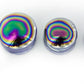 OIL SLICK Front Glass Double Flare Plugs - Price Per 1