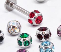 14g–8g Disco Jewel Steel Ball — Price Per 114g–8g Disco Jewel Steel Ball — Price Per 1