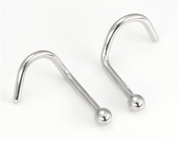 20g Steel Nostril BALL Jewelry - Nose Screw20g Steel Nostril BALL Jewelry - Nose Screw