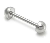 14g 5/8" Half Ball Straight Barbell14g 5/8" Half Ball Straight Barbell