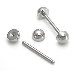 14g 5/8" Half Ball Straight Barbell14g 5/8" Half Ball Straight Barbell