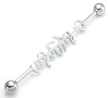 14g 1.5" Pleasures Industrial Barbell14g 1.5" Pleasures Industrial Barbell