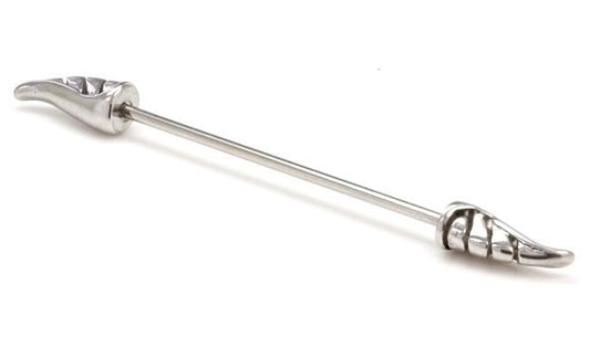 16g 1-3/8" Wing Industrial Barbell16g 1-3/8" Wing Industrial Barbell