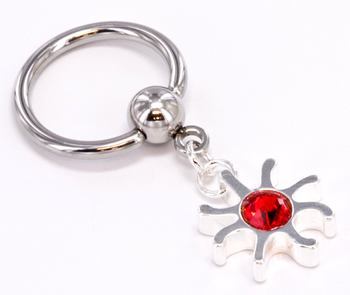 14g Solar Flare Captive Ring