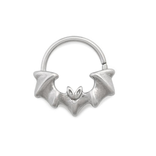 16g Big Bat Bendable Steel Septum Ring16g Big Bat Bendable Steel Septum Ring