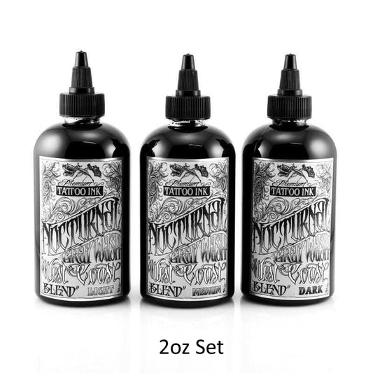 World Famous Tattoo Ink Sets -Five Stage Shading Set (6 X 4oz